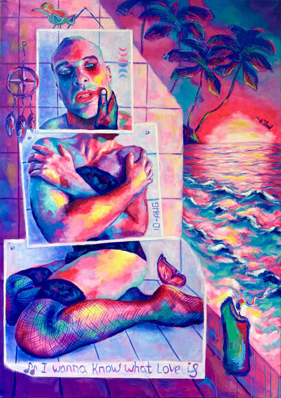 I Want To Know What Love Is - a Paint Artowrk by Alex Kyah